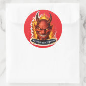 Sticker Rond Pas d'inscription requise (Sac)