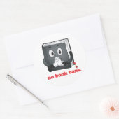 Sticker Rond Pas d'interdictions de livres S'il vous plaît (Enveloppe)