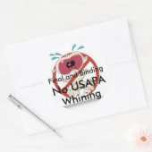Sticker Rond Pas d'USAPA qui pleure #3 (Enveloppe)