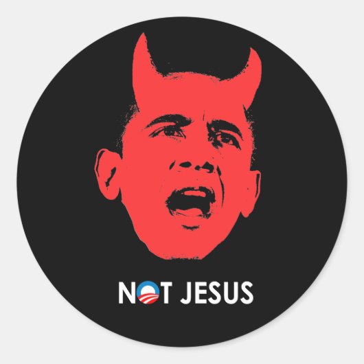 STICKER ROND PAS JÉSUS (Devant)