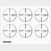 Sticker Rond Pas la peine de mourir pour (Feuille)