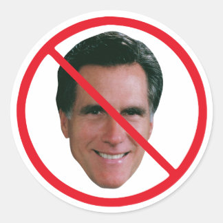 Sticker Rond Pas Mitt Romney