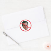 Sticker Rond Pas Mitt Romney (Enveloppe)