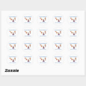 Sticker Rond Pas mon cirque - Pas mes singes (Feuille)
