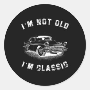 Sticker Rond Pas Vieux Im Clic Voiture Graphique Fête des pères