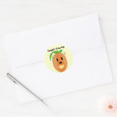Sticker Rond Passage de citrouille (Enveloppe)