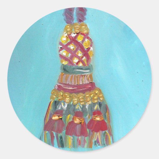 Sticker Rond Passementerie (Devant)