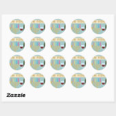 Sticker Rond passoire (Feuille)