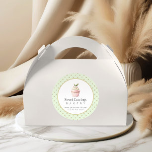 Sticker Rond Pastel Cupcake Boulangerie Confection Sucres