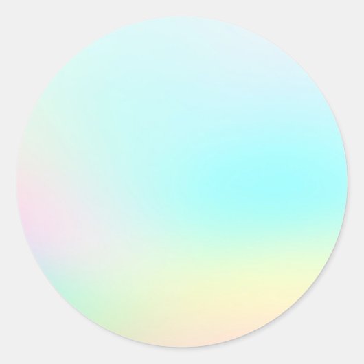 Sticker Rond Pastel Custom Trendy (Devant)