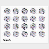 Sticker Rond Pastel Halloween (Feuille)