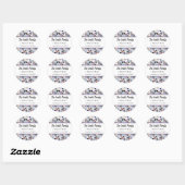 Sticker Rond Pastel Halloween (Feuille)