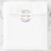 Sticker Rond Pastel Opal Merci (Sac)