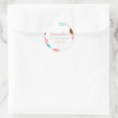 Sticker Rond Pastel Sweet Candy Lolipop Cupcake Donut Anniversa (Sac)