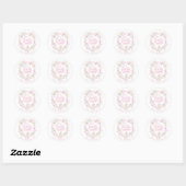 Sticker Rond Pastel Treats | Sweet Holiday Wishes (Feuille)