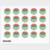 Sticker Rond pastèque (Feuille)