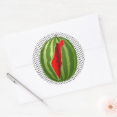 Sticker Rond Pastèque Palestine - Slice (Enveloppe)