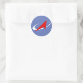 Sticker Rond Patch de vol Roscosmos (Sac)