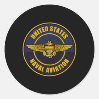 Sticker Rond Patch des ailes de l'aviation navale