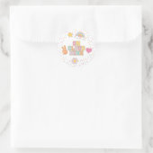 Sticker Rond Patch Preppy On Cloud Nine 9e Anniversaire (Sac)