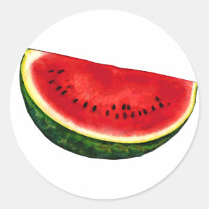 Sticker Rond Pâte de pastèque