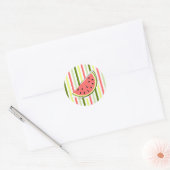 Sticker Rond Pâte de pastèque mince (Enveloppe)