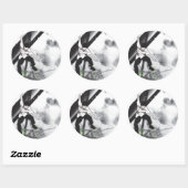 Sticker Rond Patinage (Feuille)