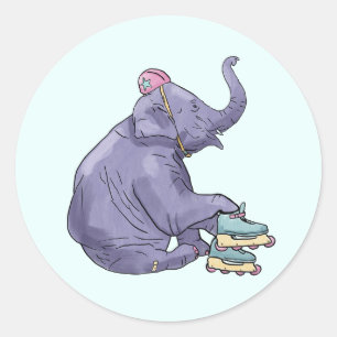 Sticker Rond patinage à rouleaux