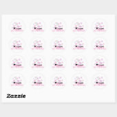 Sticker Rond Patinage Princess (Feuille)