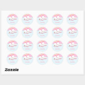Sticker Rond Patinage Sur Glace Patinoire Pour Les Filles (Feuille)