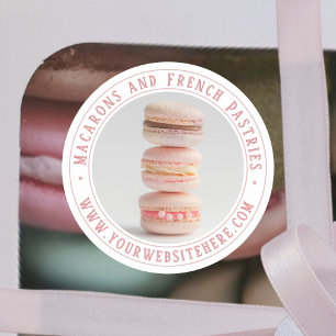 Sticker Rond Pâtisserie Boulangerie photo emballage produit aut