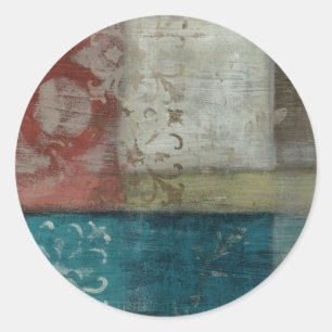 Sticker Rond Patrimoine Abstrait I
