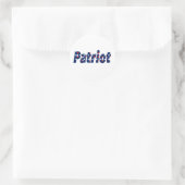 Sticker Rond Patriote (Sac)