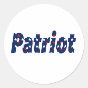 Sticker Rond Patriote