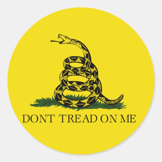 Sticker Rond Patriotique (Devant)