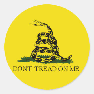 Sticker Rond Patriotique