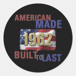 Sticker Rond Patriotique 1962 60e anniversaire