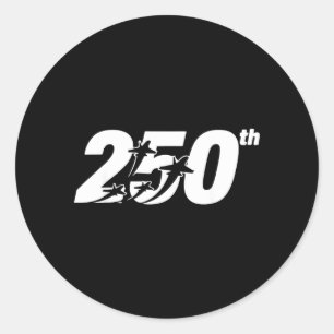 Sticker Rond Patriotisme Américain 2026 4 juillet 250e