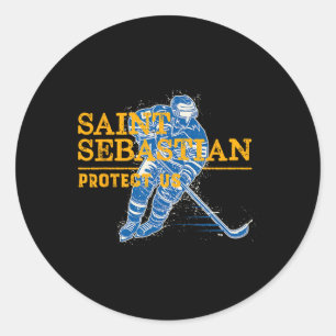 Sticker Rond Patron De Hockey Saint-Sébastien Saint-Étienne