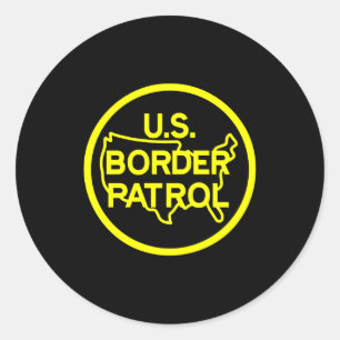 Sticker Rond Patrouille Frontalière Établi 1924 T Shirt