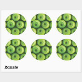 Sticker Rond Pattern (Feuille)