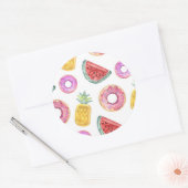 Sticker Rond Pattern (Enveloppe)
