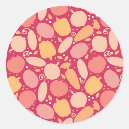 Sticker Rond Pattern de Colorful (Devant)
