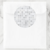 Sticker Rond Pattern de Gray Tiles (Sac)