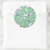Sticker Rond Pattern with food (Sac)
