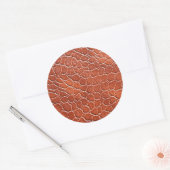 Sticker Rond Patterns de Leather (Enveloppe)