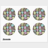 Sticker Rond Patterns d'Utensil 2 (Feuille)
