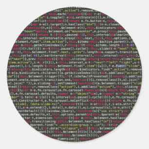 Sticker Rond Patters de Developer