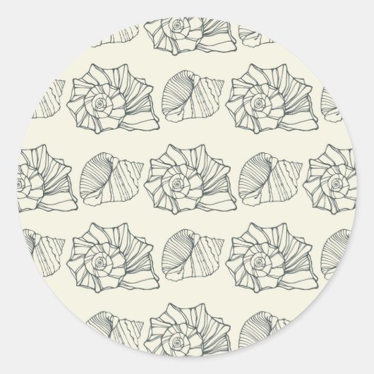 Sticker Rond Patters de Shell (Devant)