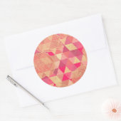 Sticker Rond Patters géometricaux (Enveloppe)